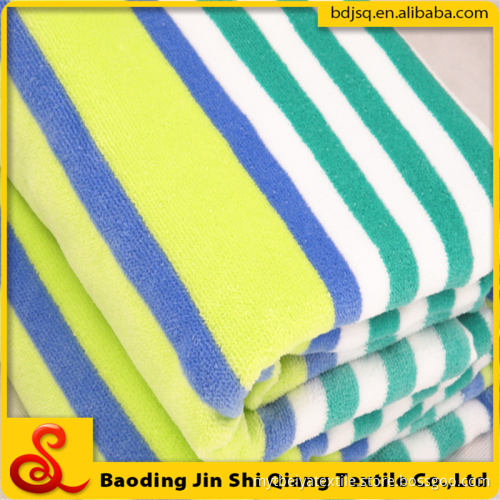High Quality 100% Cotton Color Stripe Beach Towel Wholesale